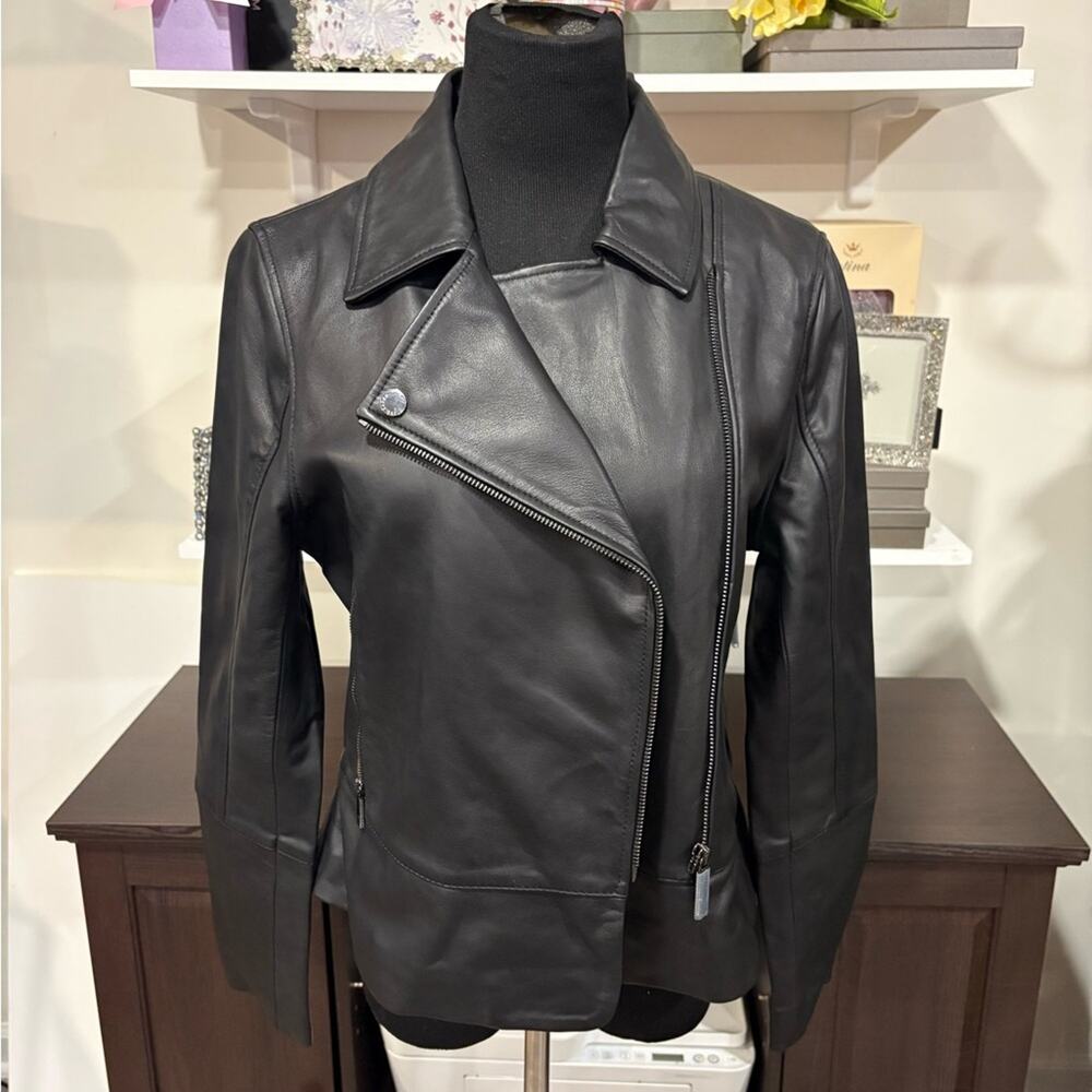 Ted Baker Minimal Black Jacket, Retail $595